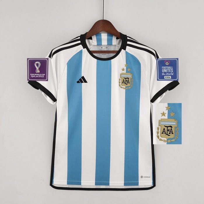 2022 Argentina 3-star World Cup Home Jersey - 图片 9
