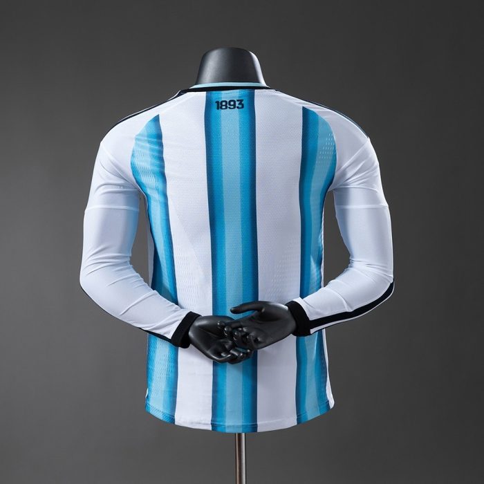 Argentina 2026 Home Long-Sleeve Player Version Jersey - 图片 8