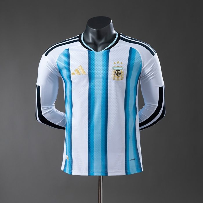 Argentina 2026 Home Long-Sleeve Player Version Jersey - 图片 9