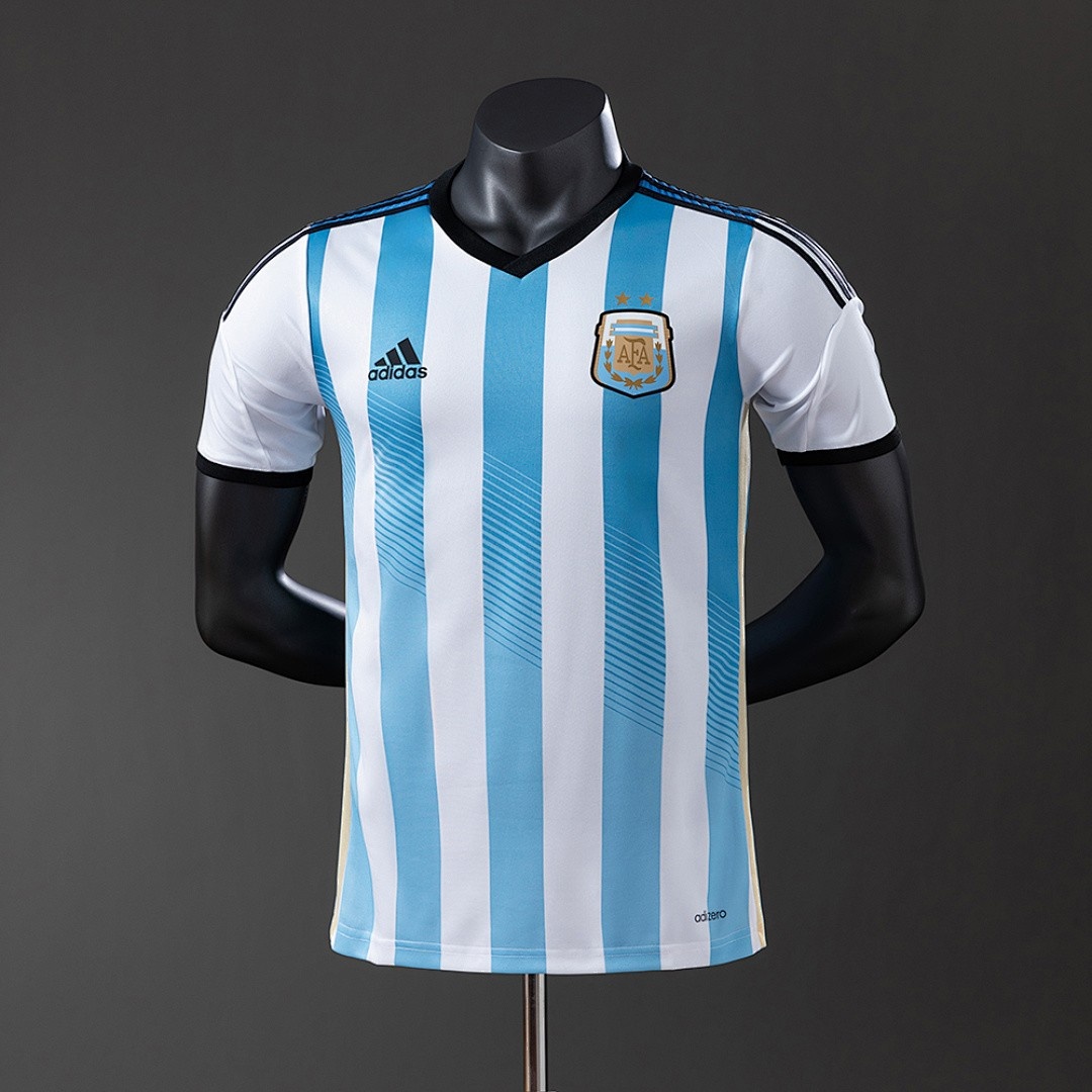 Argentina 2014 Home Player Version Jersey