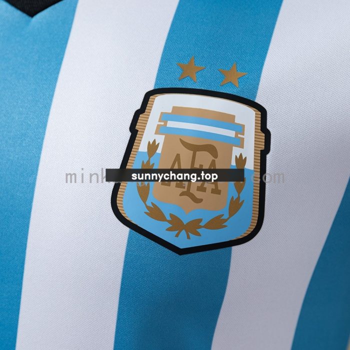Argentina 2014 Home Player Version Jersey - 图片 5