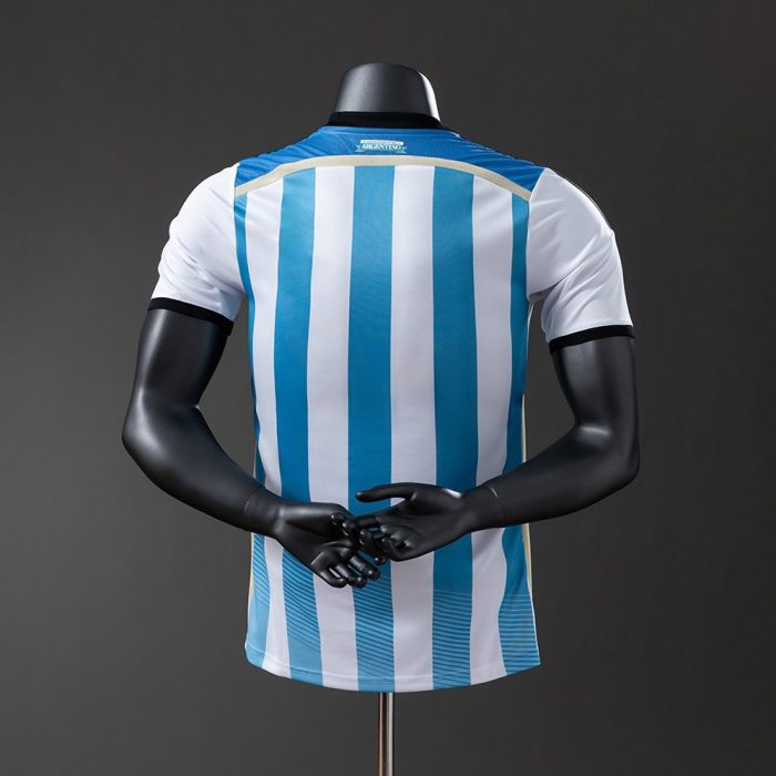 Argentina 2014 Home Player Version Jersey - 图片 7