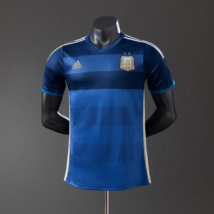 Argentina 2014 Away Player Version Retro Jersey - 图片 7