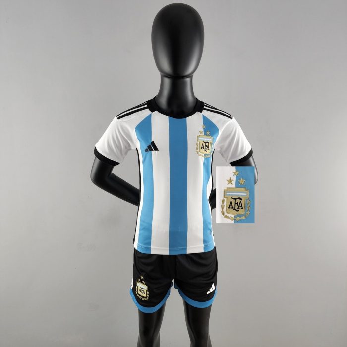 2022 Argentina World Cup Champion 3-Star Player Version, Fan Version, Women, Children - 图片 5