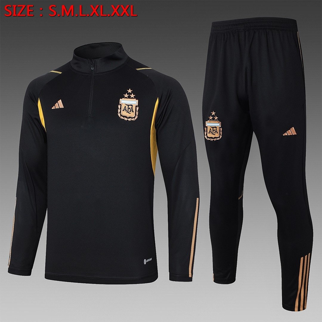 Argentina 23/24 Half-Zip Jacket Black