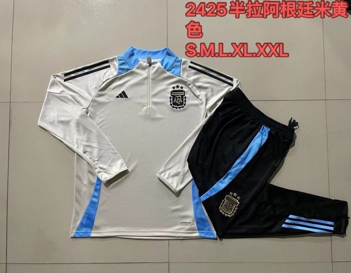 Argentina 24/25 Half-Zip Jacket in Beige - 图片 9