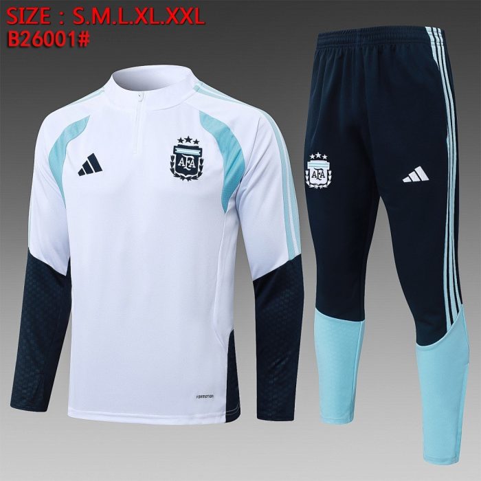 Argentina White Half-Zip Jacket - 图片 2