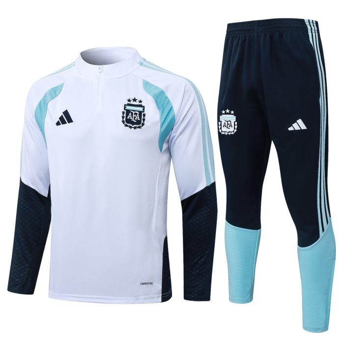 Argentina White Half-Zip Jacket - 图片 8