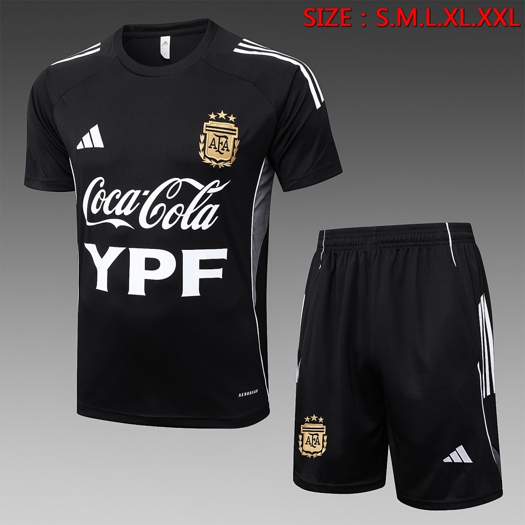 JER-8404_1 Argentina Black Short Sleeve - 图片 1