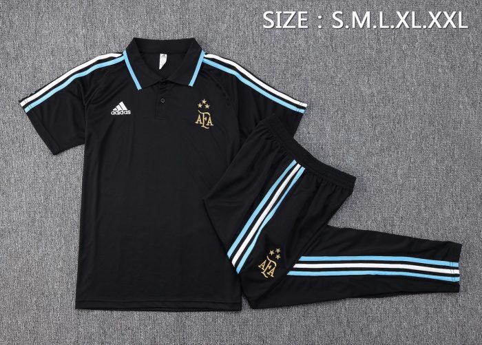 Argentina 22/23 Black Polo - 图片 2