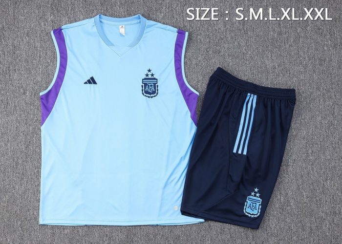 Argentina 23/24 Light Blue Vest - 图片 2