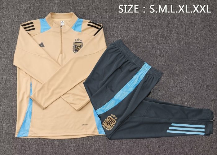 Argentina 24/25 Half-Zip Jacket in Earth Yellow - 图片 2