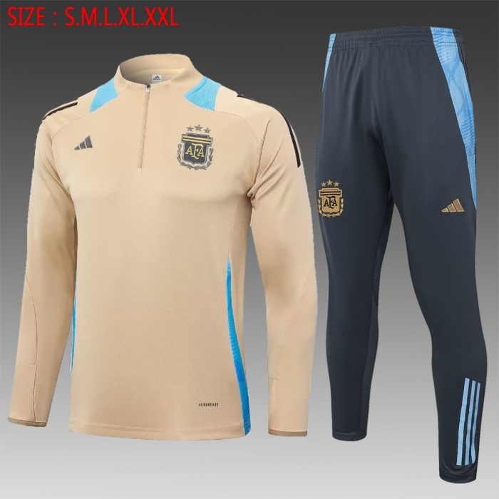 Argentina 24/25 Half-Zip Jacket in Earth Yellow - 图片 6
