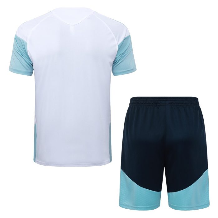 Argentina White Short Sleeve Training Suit - 图片 7