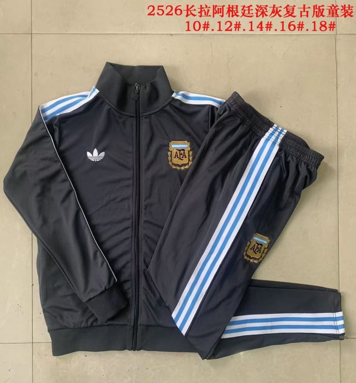 Argentina Dark Gray Retro Edition Kids - 图片 3