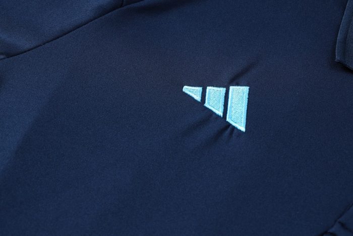 Argentina 2022-2023 Polo Shirt Navy Blue (Three Stars) - 图片 5