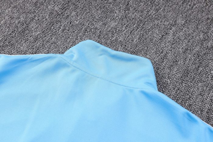 Argentina 2022-23 Light Blue (Three Stars) Long Zip Jacket - 图片 3