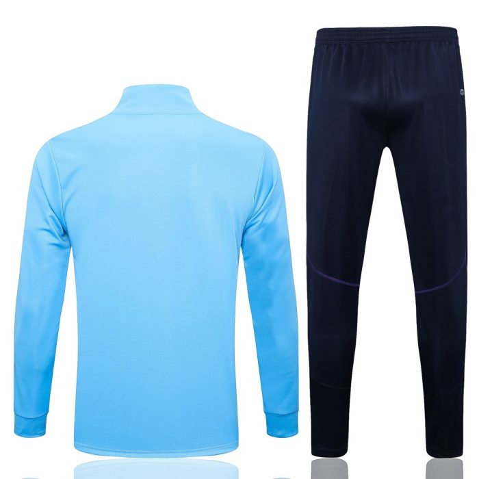 Argentina 2022-23 Light Blue (Three Stars) Long Zip Jacket - 图片 6