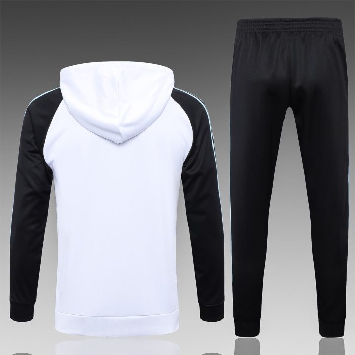 Argentina 2022-23 White (Three Stars) Long Zip Jacket with Hood - 图片 7