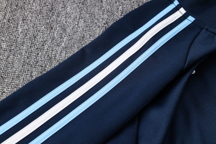 Argentina 2022/23 Blue (Three Stars) Long Zip Jacket with Hood - 图片 6