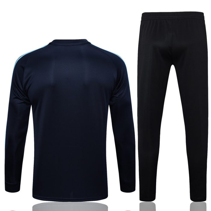 Argentina 22/23 Round Neck Training T-Shirt Navy Blue - 图片 7
