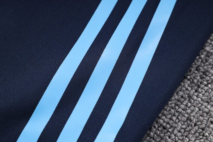 Argentina 23-24 Light Blue Short Sleeve Training Suit with 3/4 Pants - 图片 3