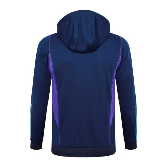 Argentina 23/24 Half-Zip Hoodie Blue - 图片 8