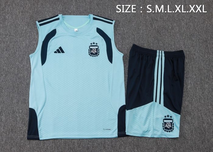 Argentina Sky Blue Vest - 图片 2