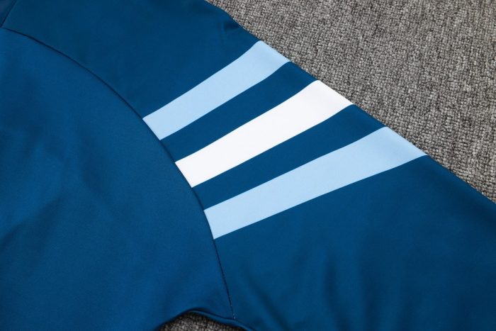 Argentina 24/25 Long Zipper Jacket Blue - 图片 3