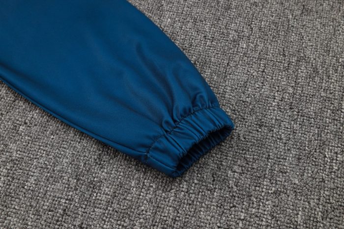 Argentina 24/25 Long Zipper Jacket Blue - 图片 4