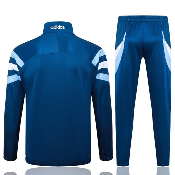 Argentina 24/25 Long Zipper Jacket Blue - 图片 7