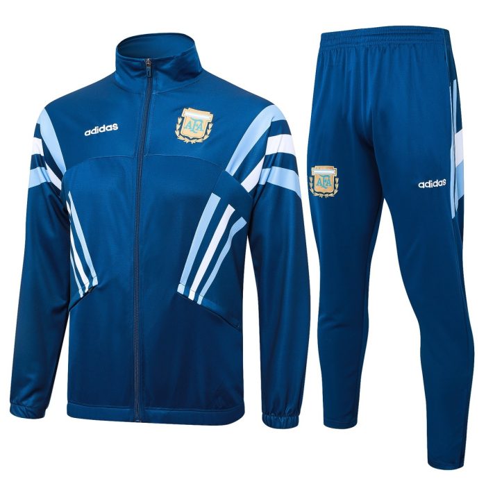 Argentina 24/25 Long Zipper Jacket Blue - 图片 8