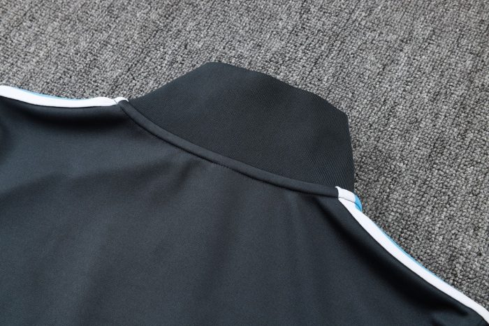 Argentina Retro Edition Dark Gray Long Zipper Jacket - 图片 2