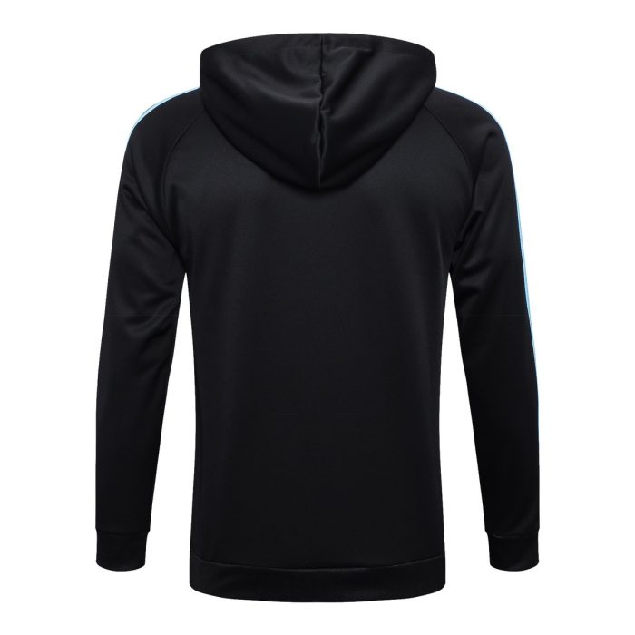 Argentina 2022/23 Black Long Zip Jacket with Hood (Three Stars) - 图片 8