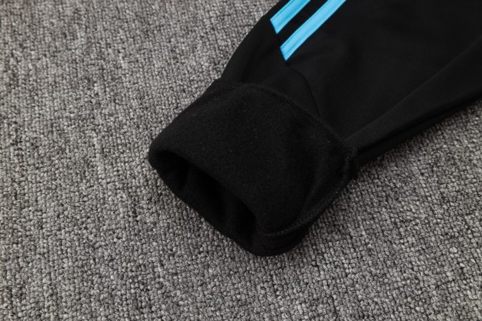 Argentina 24/25 Half-Zip Hoodie Black - 图片 7