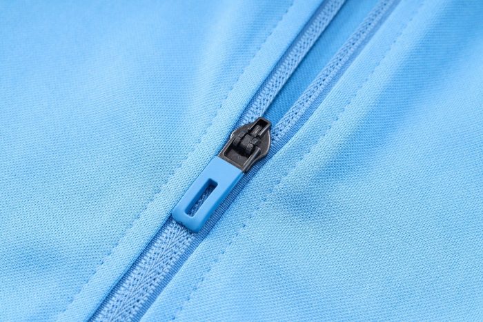 Argentina 2022/23 Light Blue (Three Stars) Long Zip Jacket - 图片 8