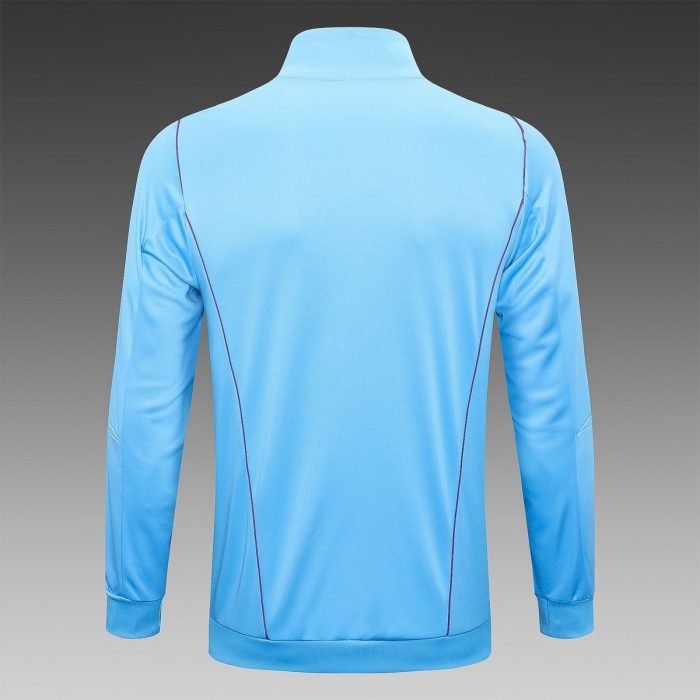 Argentina 2022/23 Light Blue (Three Stars) Long Zip Jacket - 图片 9
