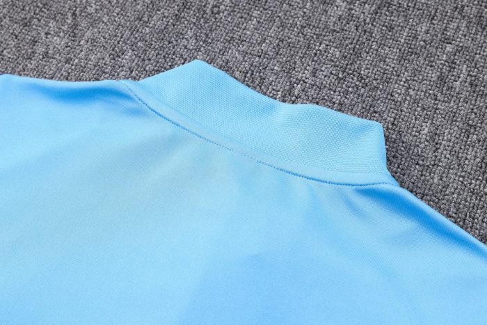 Argentina 2022-23 Light Blue (Three Stars) Half-Zip Jacket - 图片 5