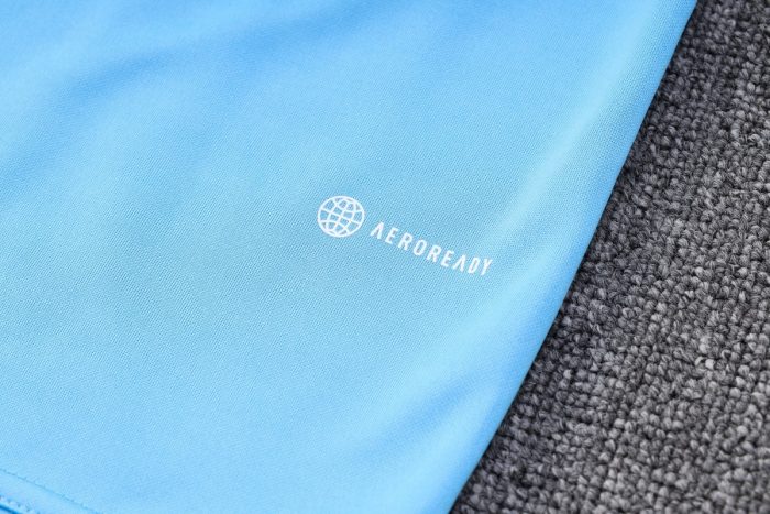 Argentina 2022-23 Light Blue (Three Stars) Half-Zip Jacket - 图片 6