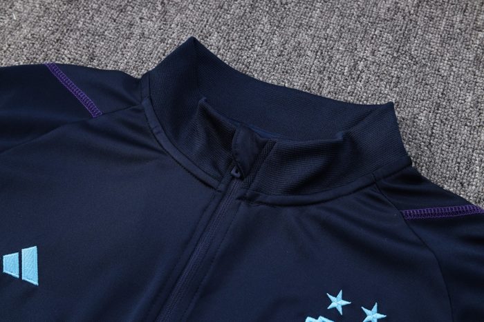 Argentina 2022-23 Semi-Zip Jacket Blue (Three Stars) - 图片 7