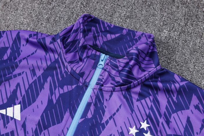 Argentina 22/23 Full Zip Jacket Purple (Three Stars) - 图片 5