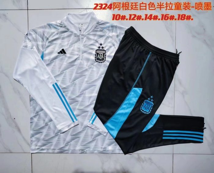 Argentina 23/24 White Splash Kids - 图片 3
