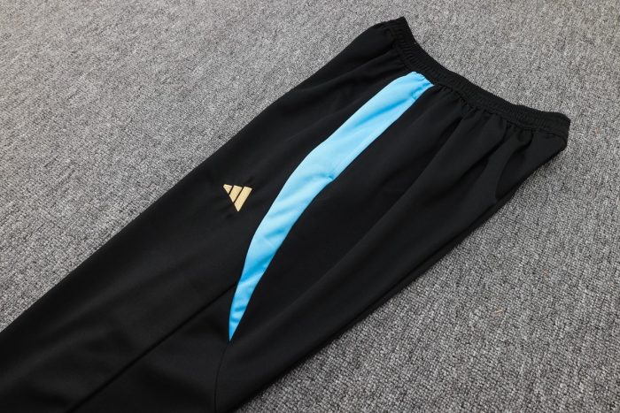 Argentina 24/25 Black Long Zipper Jacket - 图片 2