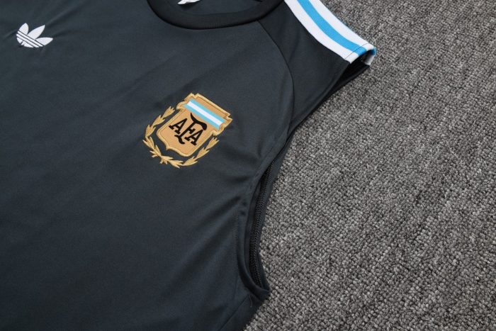 Argentina Retro Vest Dark Gray - 图片 5