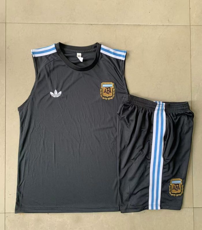 Argentina Retro Vest Dark Gray - 图片 9