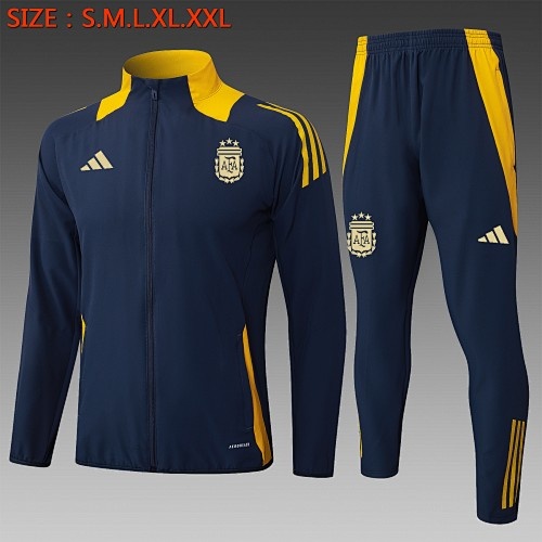 Argentina 24/25 Long Zipper Jacket in Blue
