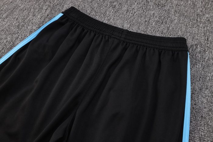 Argentina 2022-23 White (Black Sleeves) Three Stars Long Zip Jacket - 图片 3