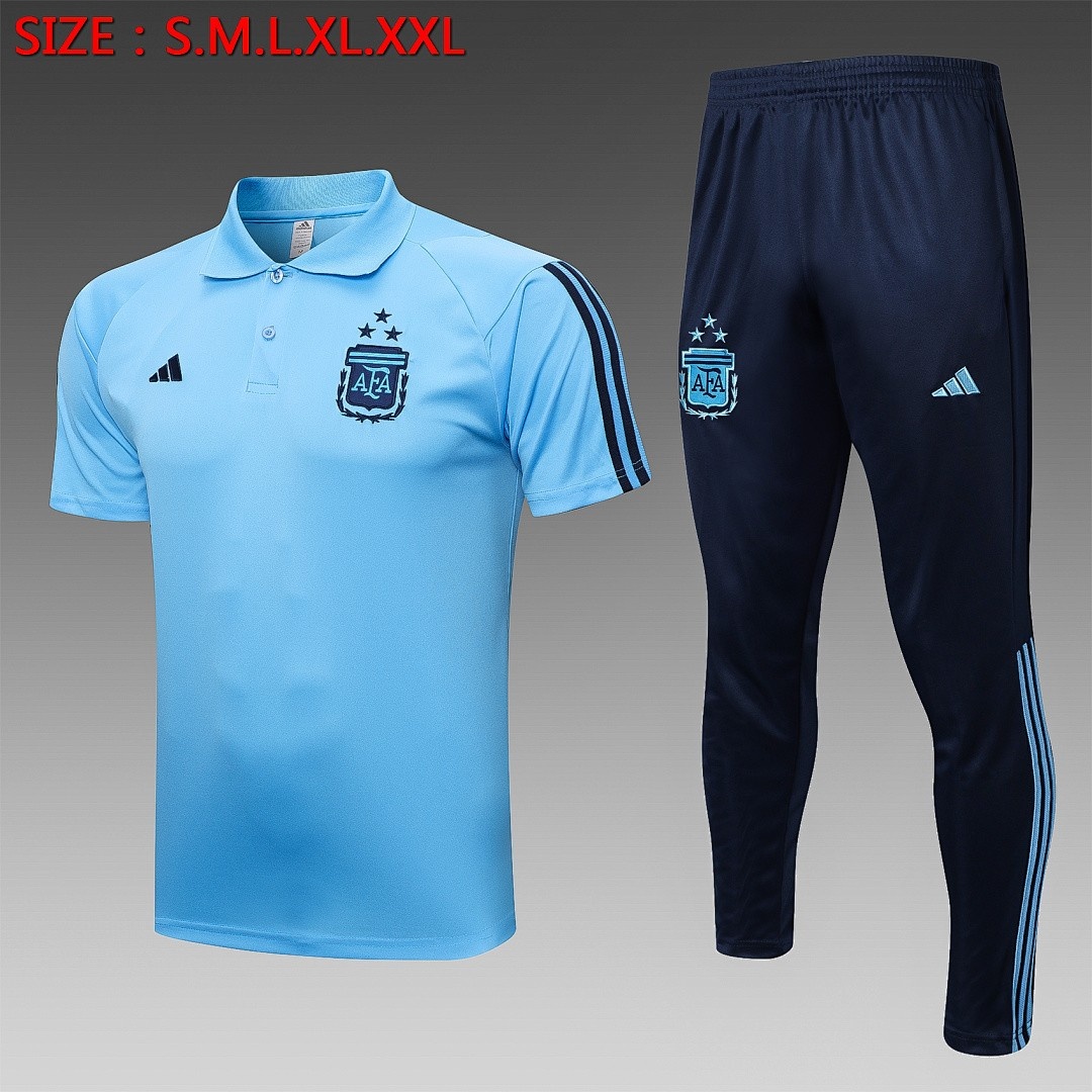 Argentina Light Blue Polo (Three Stars)