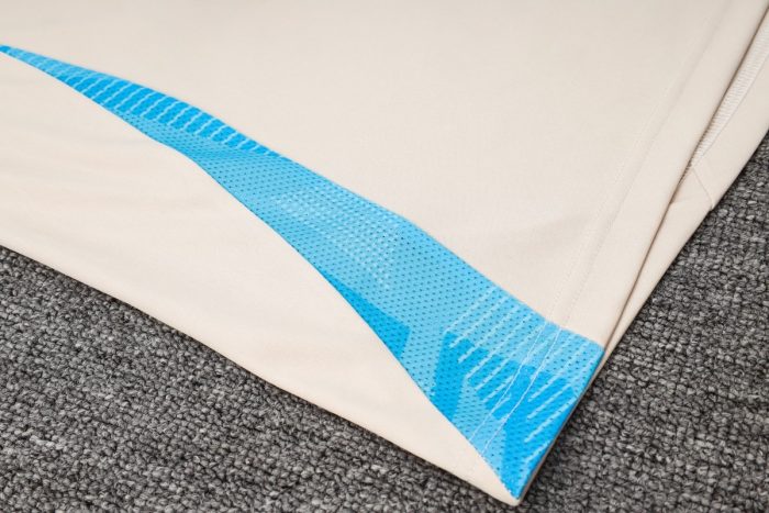 Argentina 24/25 Short Sleeve Training Set in Beige (with 7/8 Pants) - 图片 4
