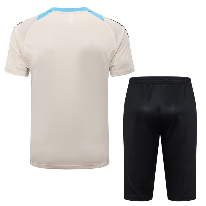 Argentina 24/25 Short Sleeve Training Set in Beige (with 7/8 Pants) - 图片 7